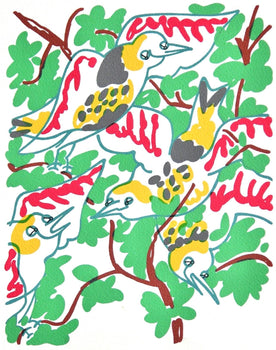 Charles Lapicque, Le Chant Des Oiseaux, Souvenirs Et Portraits D'Artistes, Lithograph