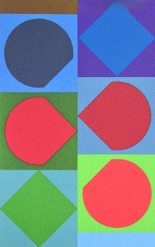 Victor Vasarely, Beryll, Souvenirs Et Portraits D'Artistes, Lithograph