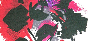 Alfred Manessier, La Tache Rouge, Souvenirs Et Portraits D'Artistes, Lithograph