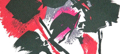 Alfred Manessier, La Tache Rouge, Souvenirs Et Portraits D'Artistes, Lithograph