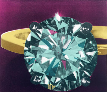 Richard Bernstein, Diamond Ring, Signed, Silkscreen