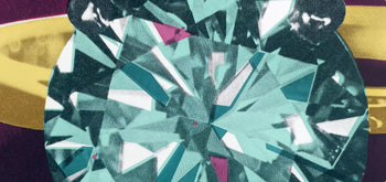 Richard Bernstein, Diamond Ring, Signed, Silkscreen