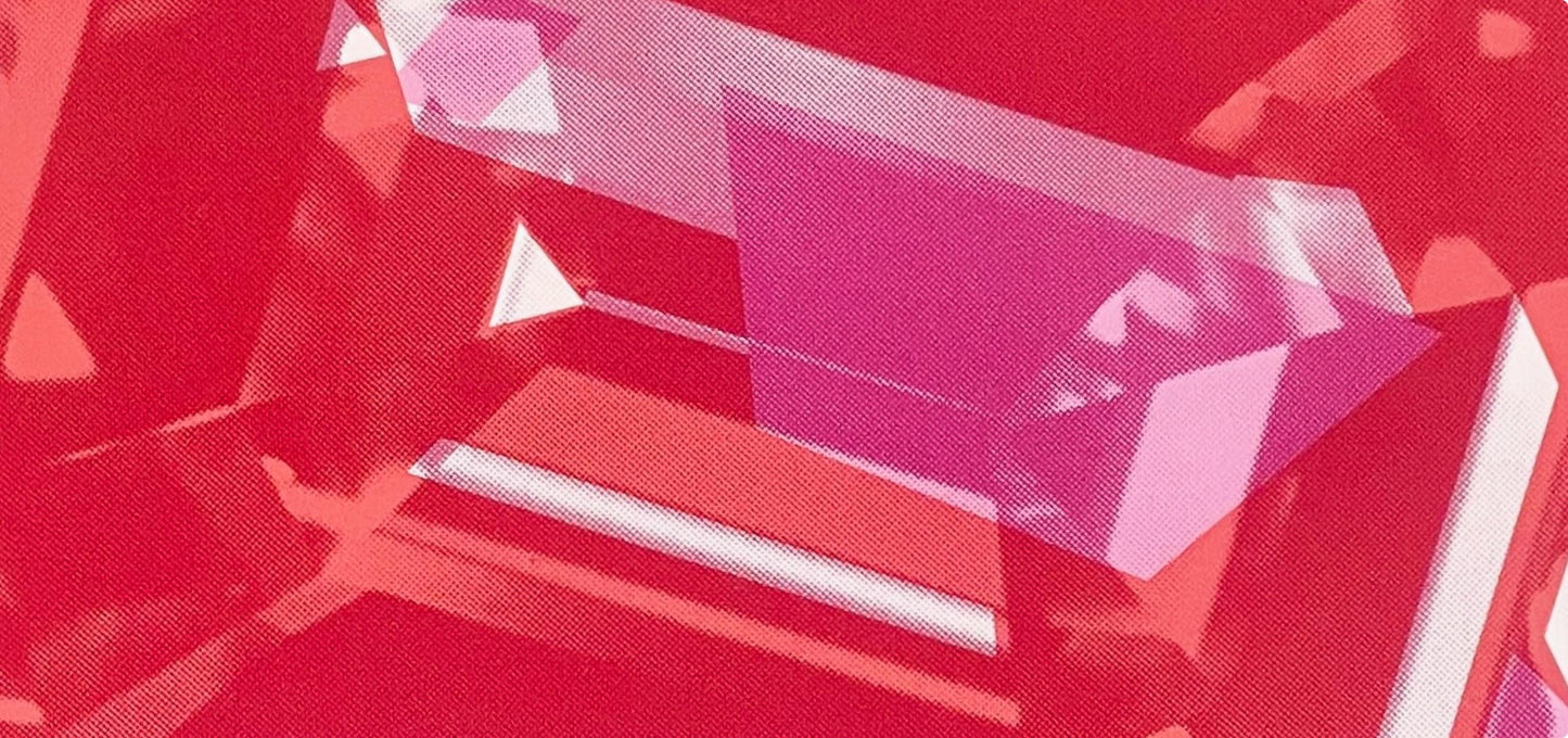 Richard Bernstein, Ruby, Signed, Silkscreen