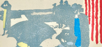 Maurice Brianchon, Saint-Jean-De-Luz, La Plage, Prints From The Mourlot Press, Lithograph