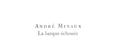 Andr Minaux, La Barque Choue, Prints From The Mourlot Press, Lithograph