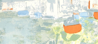 Paul Guiramand, Le Port De New York, Prints From The Mourlot Press, Lithograph