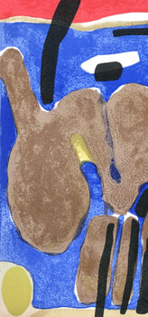 Maurice Estve, La Barque Choue, Prints From The Mourlot Press, Lithograph