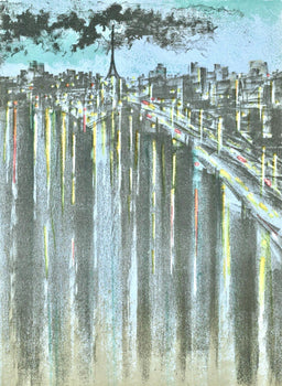 Richard Florsheim, La Seine Paris, Prints From The Mourlot Press, Lithograph