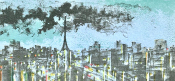 Richard Florsheim, La Seine Paris, Prints From The Mourlot Press, Lithograph