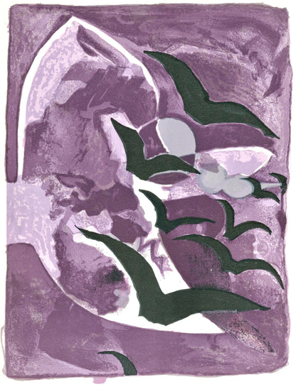 Georges Braque, Les Oiseaux De Nuit, Prints From The Mourlot Press, Lithograph
