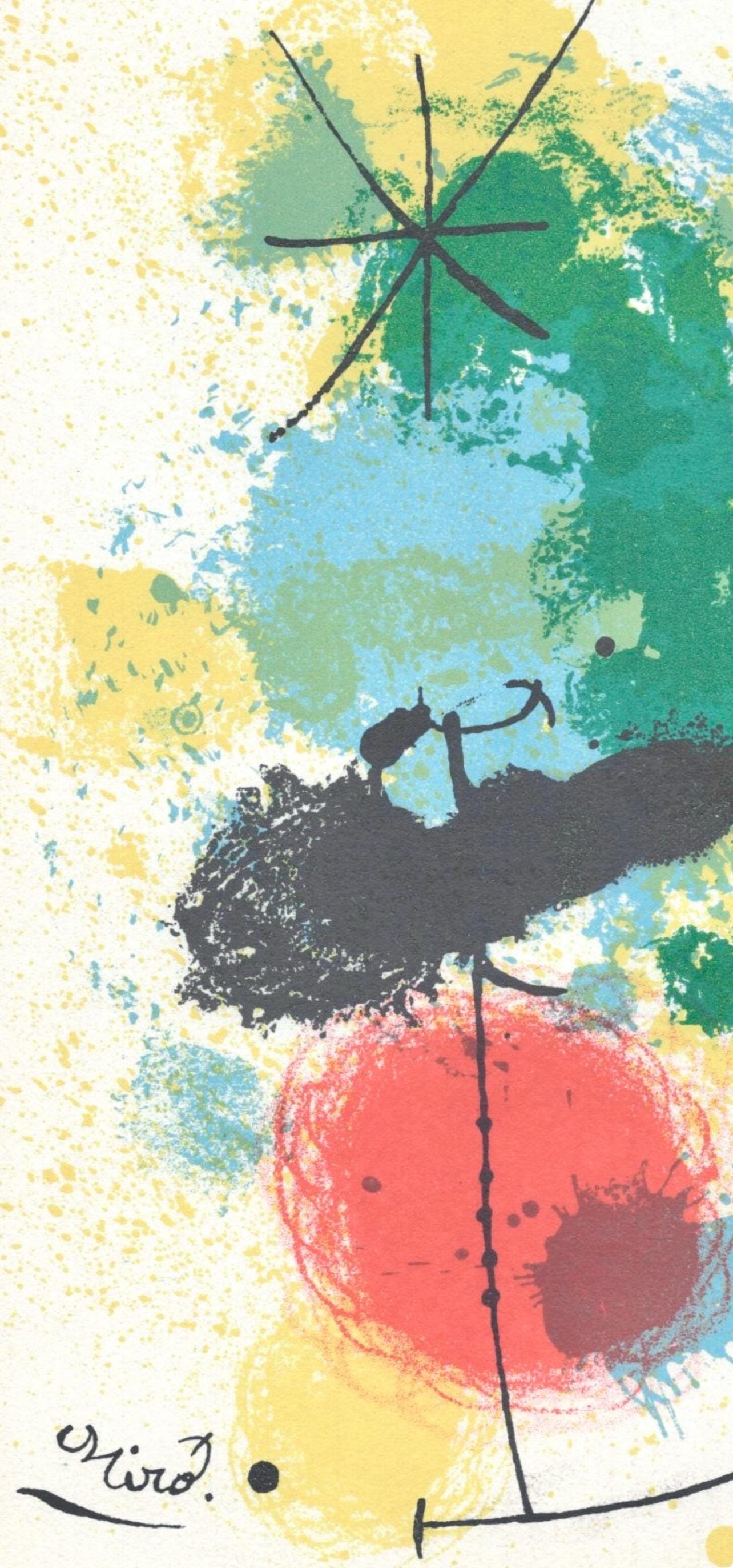 Joan Mir, Composition (Cramer 91; Mourlot 332), Prints From The Mourlot Press, Lithograph