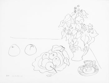 Henri Matisse, Srie S.A, Var. 1 (Duthuit 9), Henri Matisse, Dessins, Thmes Et Variations, Lithograph