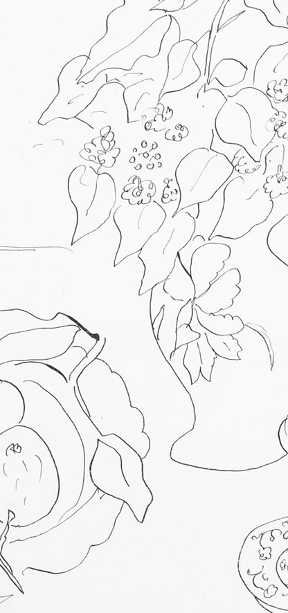 Henri Matisse, Srie S.A, Var. 1 (Duthuit 9), Henri Matisse, Dessins, Thmes Et Variations, Lithograph