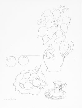 Henri Matisse, Srie A, Var. 4 (Duthuit 9), Henri Matisse, Dessins, Thmes Et Variations, Lithograph