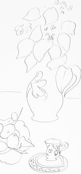 Henri Matisse, Srie A, Var. 4 (Duthuit 9), Henri Matisse, Dessins, Thmes Et Variations, Lithograph