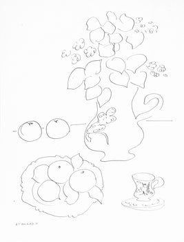 Henri Matisse, Srie A, Var. 5 (Duthuit 9), Henri Matisse, Dessins, Thmes Et Variations, Lithograph
