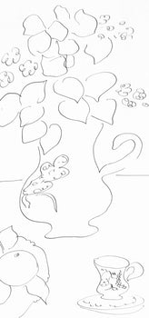 Henri Matisse, Srie A, Var. 5 (Duthuit 9), Henri Matisse, Dessins, Thmes Et Variations, Lithograph