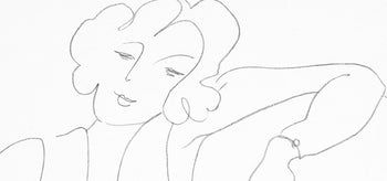 Henri Matisse, Srie B, Var. 3 (Duthuit 9), Henri Matisse, Dessins, Thmes Et Variations, Lithograph