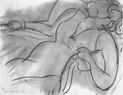 Henri Matisse, Srie B, Var. 1 (Duthuit 9), Henri Matisse, Dessins, Thmes Et Variations, Lithograph
