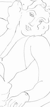 Henri Matisse, Srie B, Var. 2 (Duthuit 9), Henri Matisse, Dessins, Thmes Et Variations, Lithograph