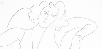 Henri Matisse, Srie B, Var. 4 (Duthuit 9), Henri Matisse, Dessins, Thmes Et Variations, Lithograph