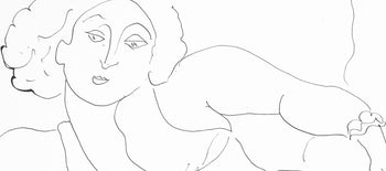 Henri Matisse, Srie C, Var. 7 (Duthuit 9), Henri Matisse, Dessins, Thmes Et Variations, Lithograph