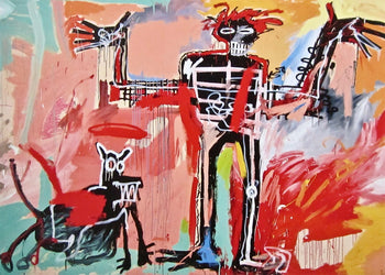 Jean-Michel Basquiat, Boy And Dog In A Johnnypump, Official Edition Archival Pigment Print