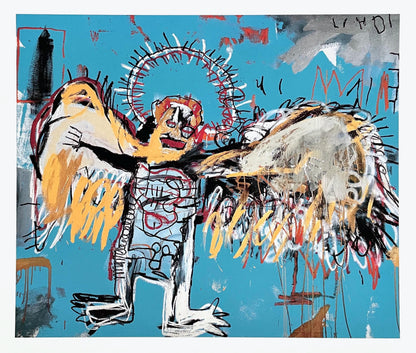 Jean-Michel Basquiat, Fallen Angel, Official Edition Archival Pigment Print