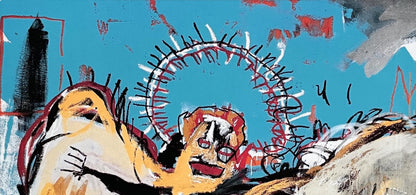 Jean-Michel Basquiat, Fallen Angel, Official Edition Archival Pigment Print