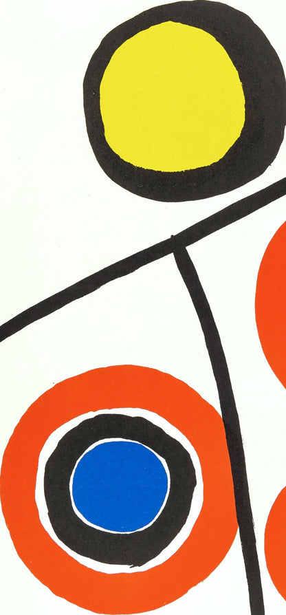 Alexander Calder, Composition, Derrire Le Miroir, Lithograph