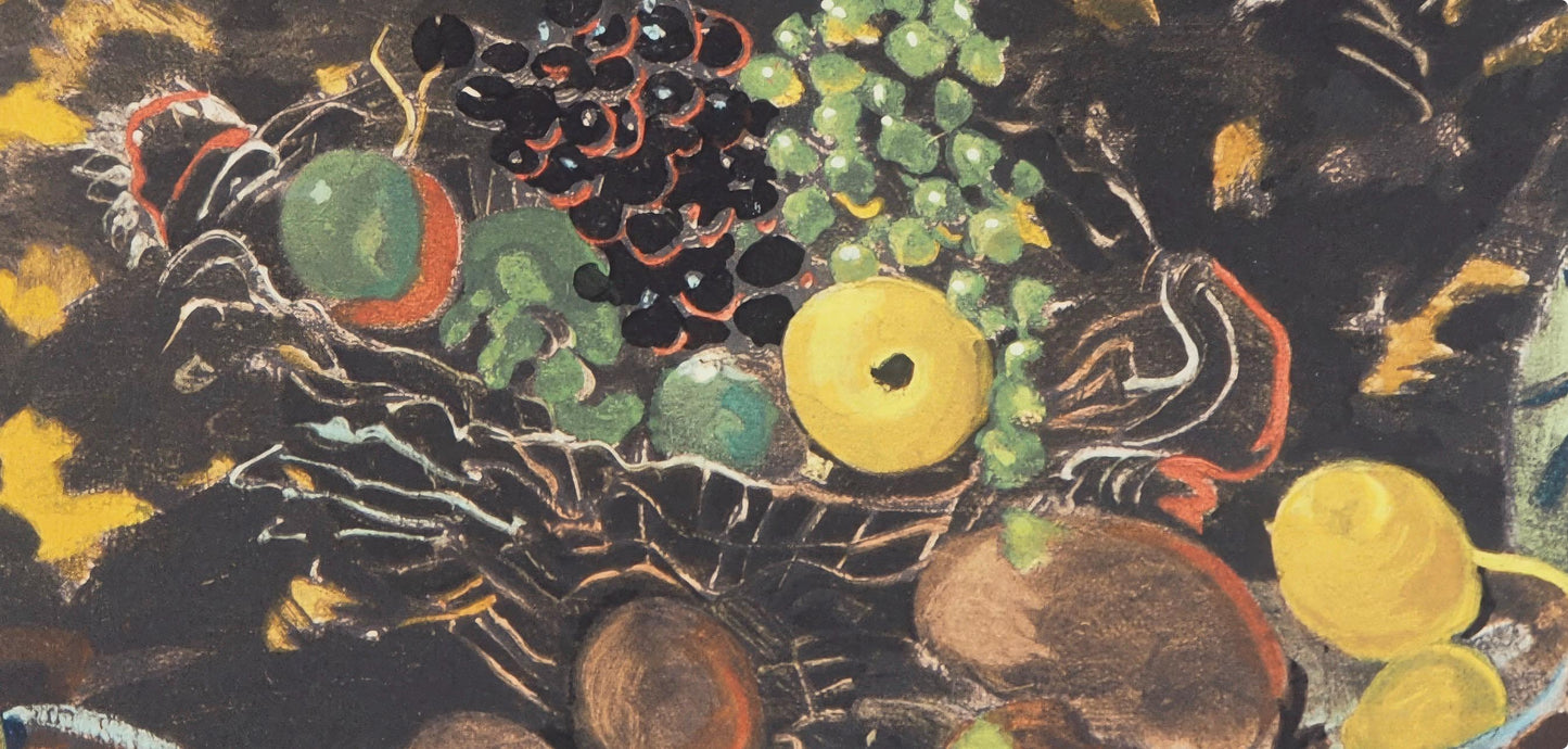 Andr Derain, Nature morte, Andr Derain, 1880-1954, Lithograph and Pochoir, 1961
