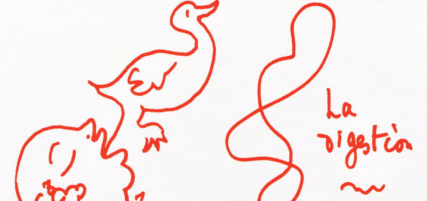 Jean Cocteau, Untitled, from Recipes for a Friend, illustrations by Jean Cocteau, Lithograph, 1964