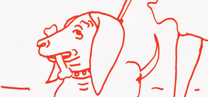 Jean Cocteau, Untitled, from Recipes for a Friend, illustrations by Jean Cocteau, Lithograph, 1964