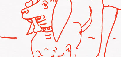 Jean Cocteau, Untitled, from Recipes for a Friend, illustrations by Jean Cocteau, Lithograph, 1964