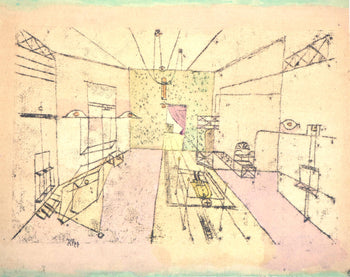 1964 - Paul Klee - Perspectiv-Spuk - 12 aquarelles - Lithograph and Pochoir