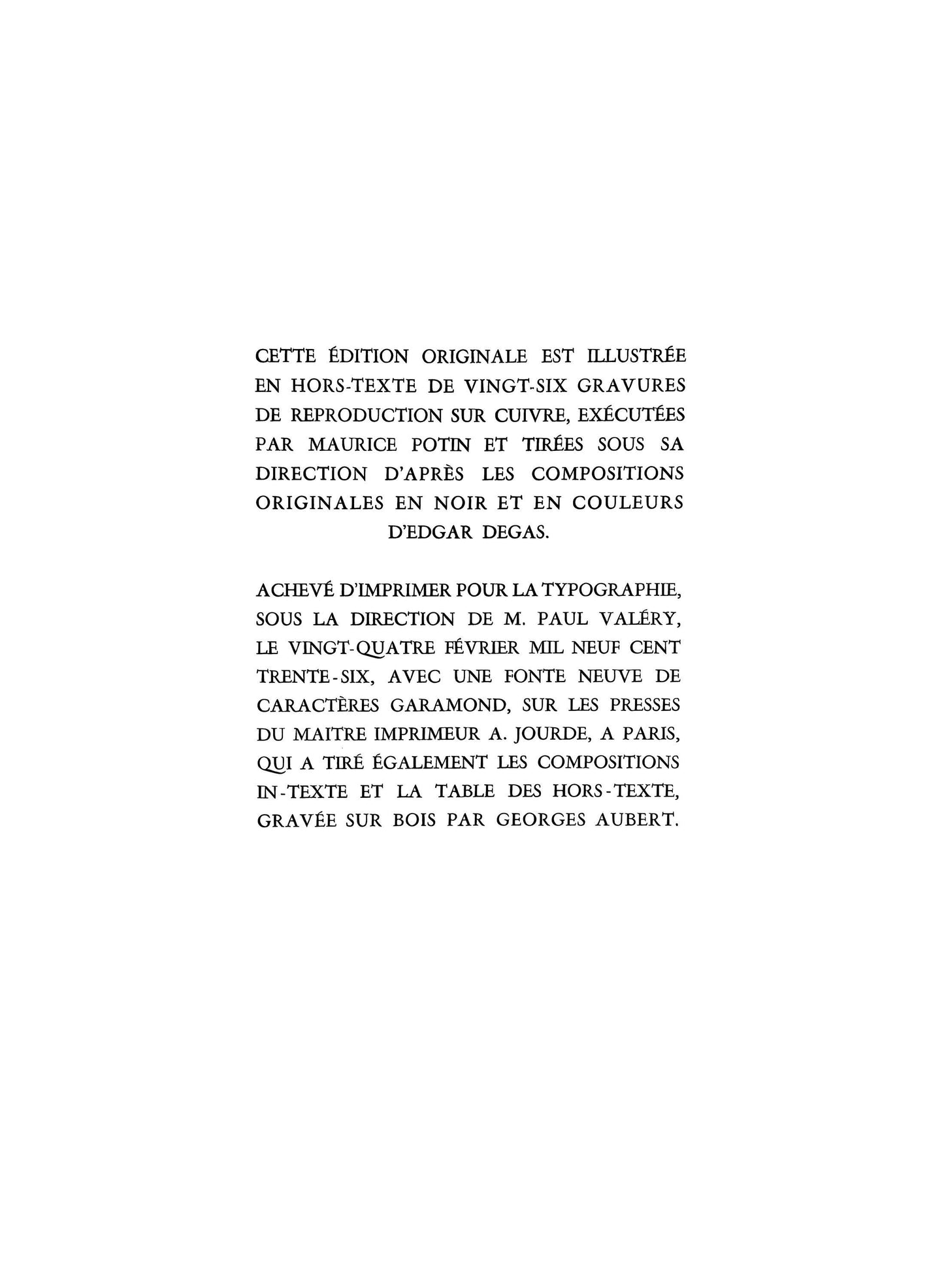 1936 - Edgar Degas - Oriental Dancer - from Dance Drawings - Engraving