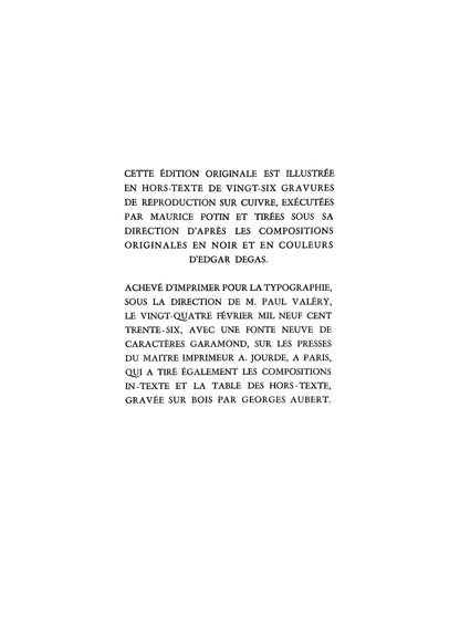 1936 - Edgar Degas - Oriental Dancer - from Dance Drawings - Engraving