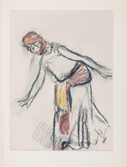 1936 - Edgar Degas - Oriental Dancer - from Dance Drawings - Engraving