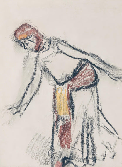 1936 - Edgar Degas - Oriental Dancer - from Dance Drawings - Engraving