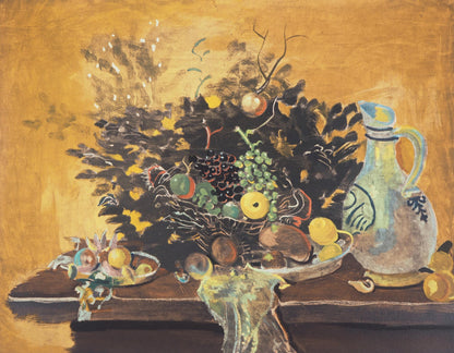 Andr Derain, Nature morte, Andr Derain, 1880-1954, Lithograph and Pochoir, 1961