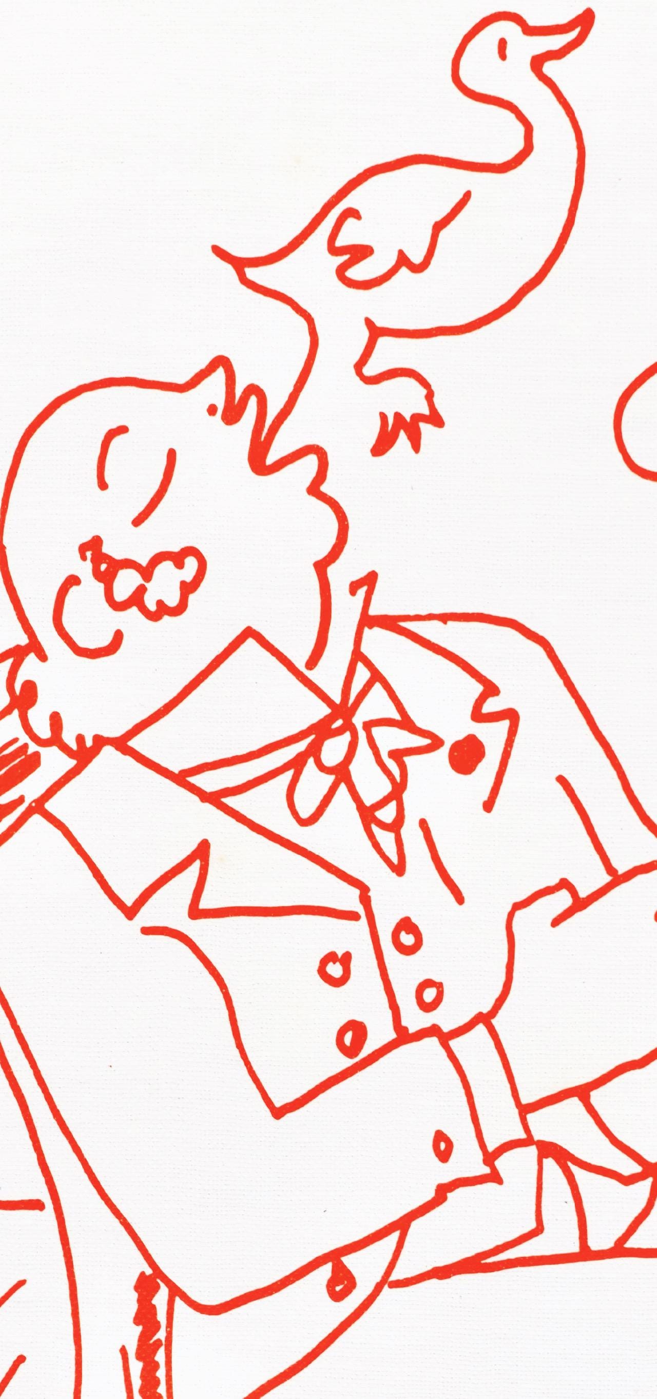 Jean Cocteau, Untitled, from Recipes for a Friend, illustrations by Jean Cocteau, Lithograph, 1964