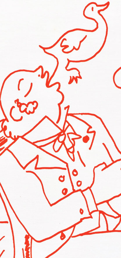 Jean Cocteau, Untitled, from Recipes for a Friend, illustrations by Jean Cocteau, Lithograph, 1964