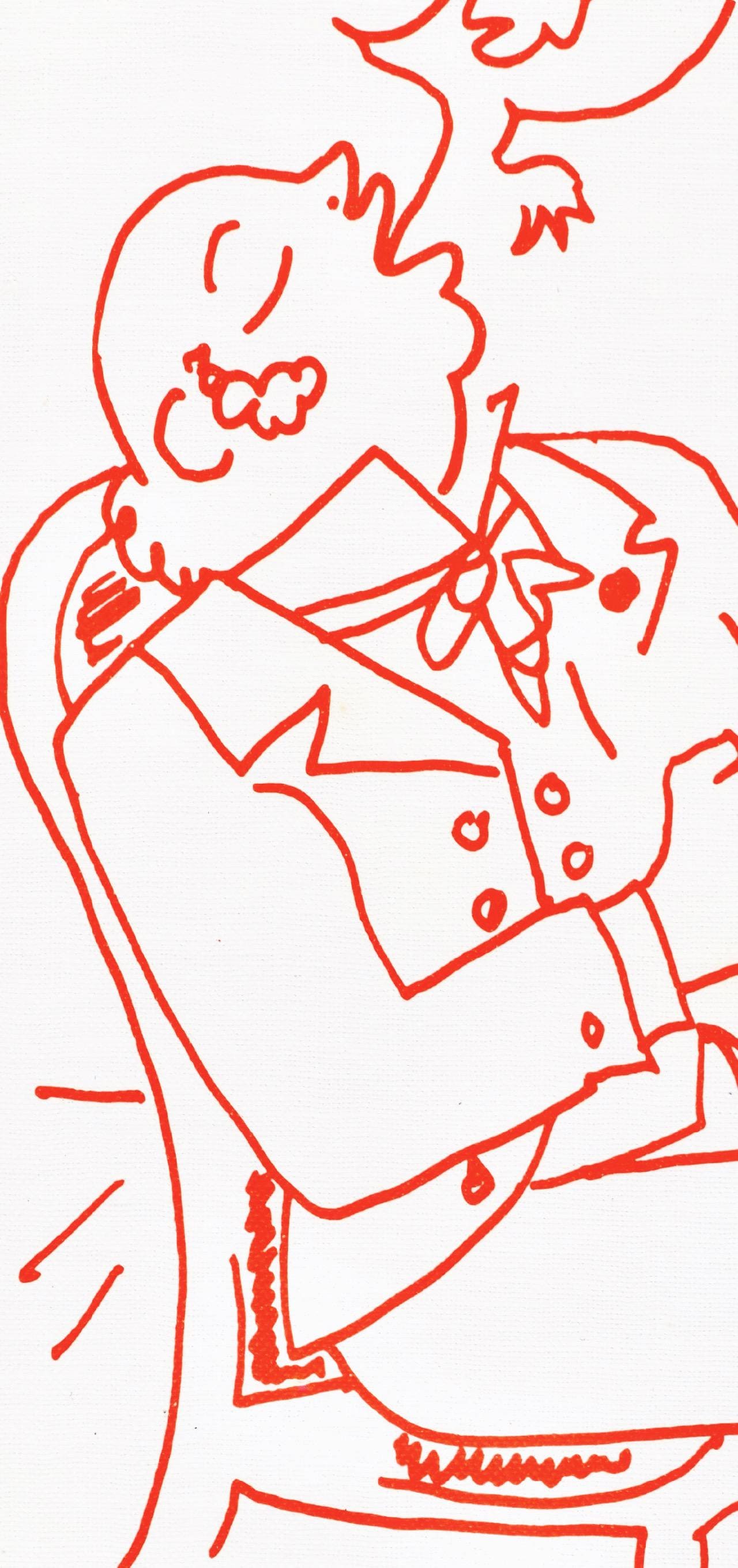 Jean Cocteau, Untitled, from Recipes for a Friend, illustrations by Jean Cocteau, Lithograph, 1964