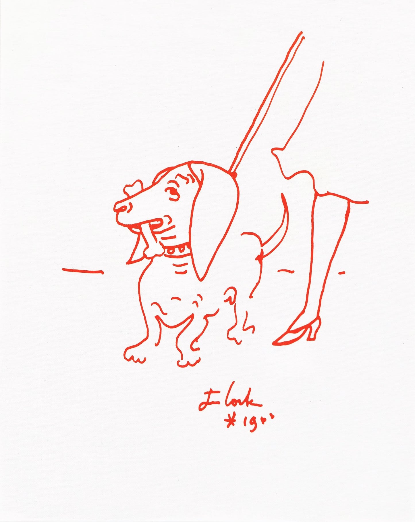 Jean Cocteau, Untitled, from Recipes for a Friend, illustrations by Jean Cocteau, Lithograph, 1964