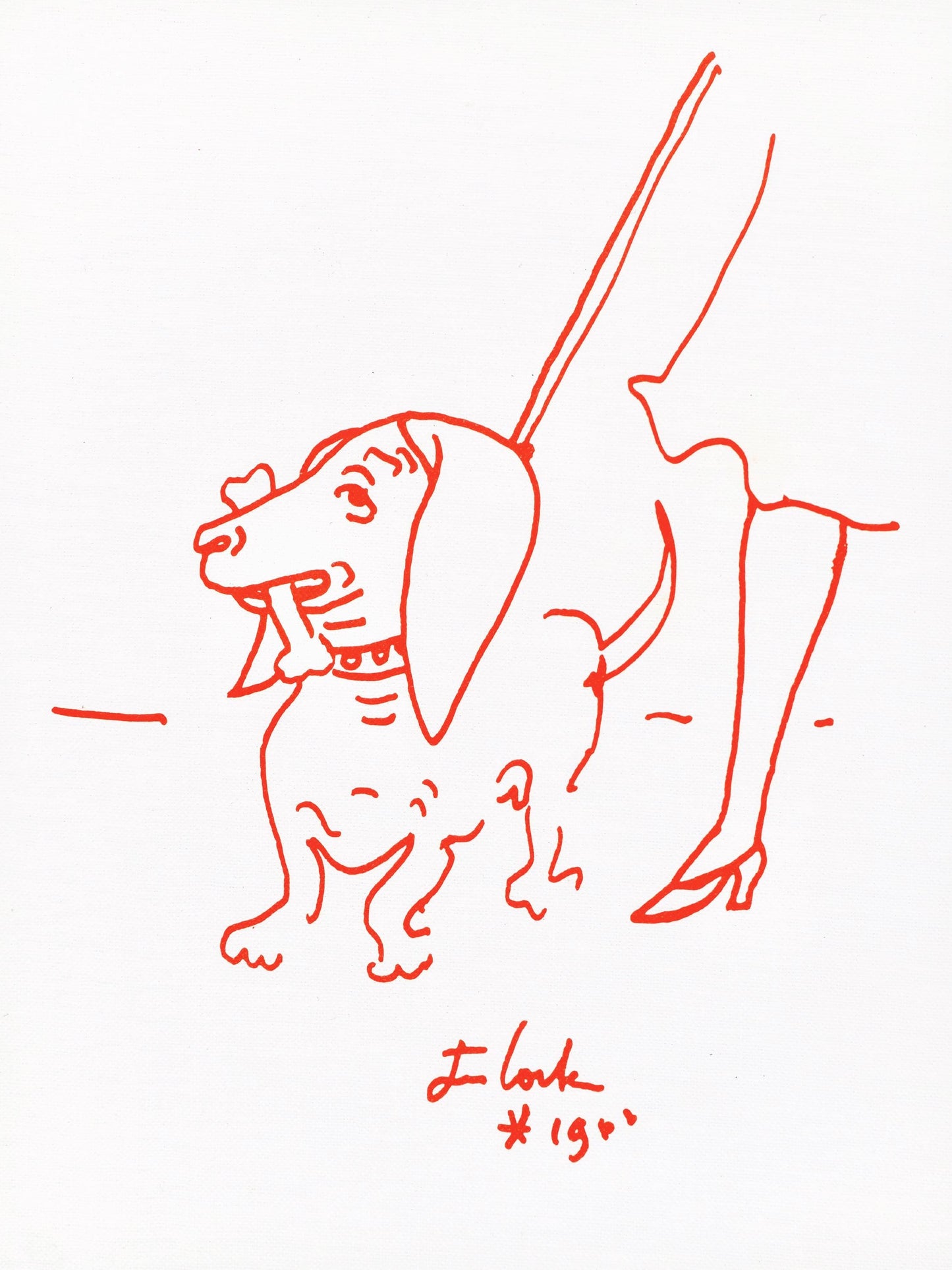 Jean Cocteau, Untitled, from Recipes for a Friend, illustrations by Jean Cocteau, Lithograph, 1964
