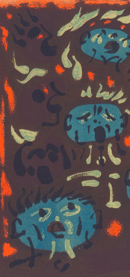 Masson Andre, Albert Camus, from oeuvres completes Lithograph 1962