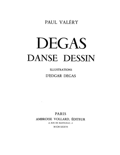 1936 - Edgar Degas - Oriental Dancer - from Dance Drawings - Engraving