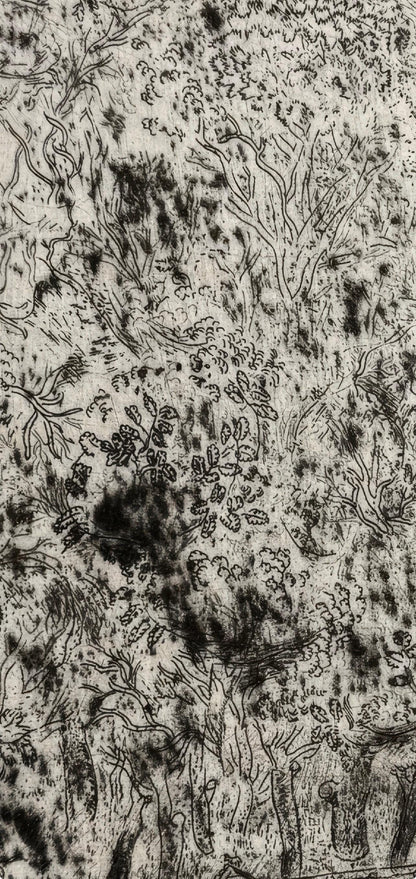 Marc Chagall, The Old Park of Pliouchkine, from Dead Souls, Etching, 19231927