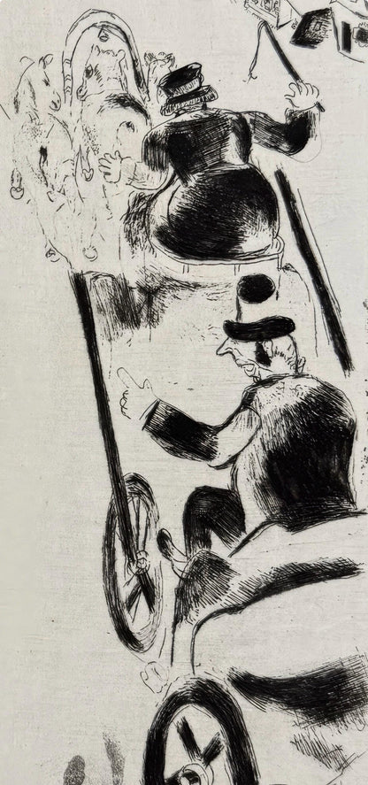 Marc Chagall, Sobakevitch Near the Armchair, from Dead Souls, Etching, 19231927