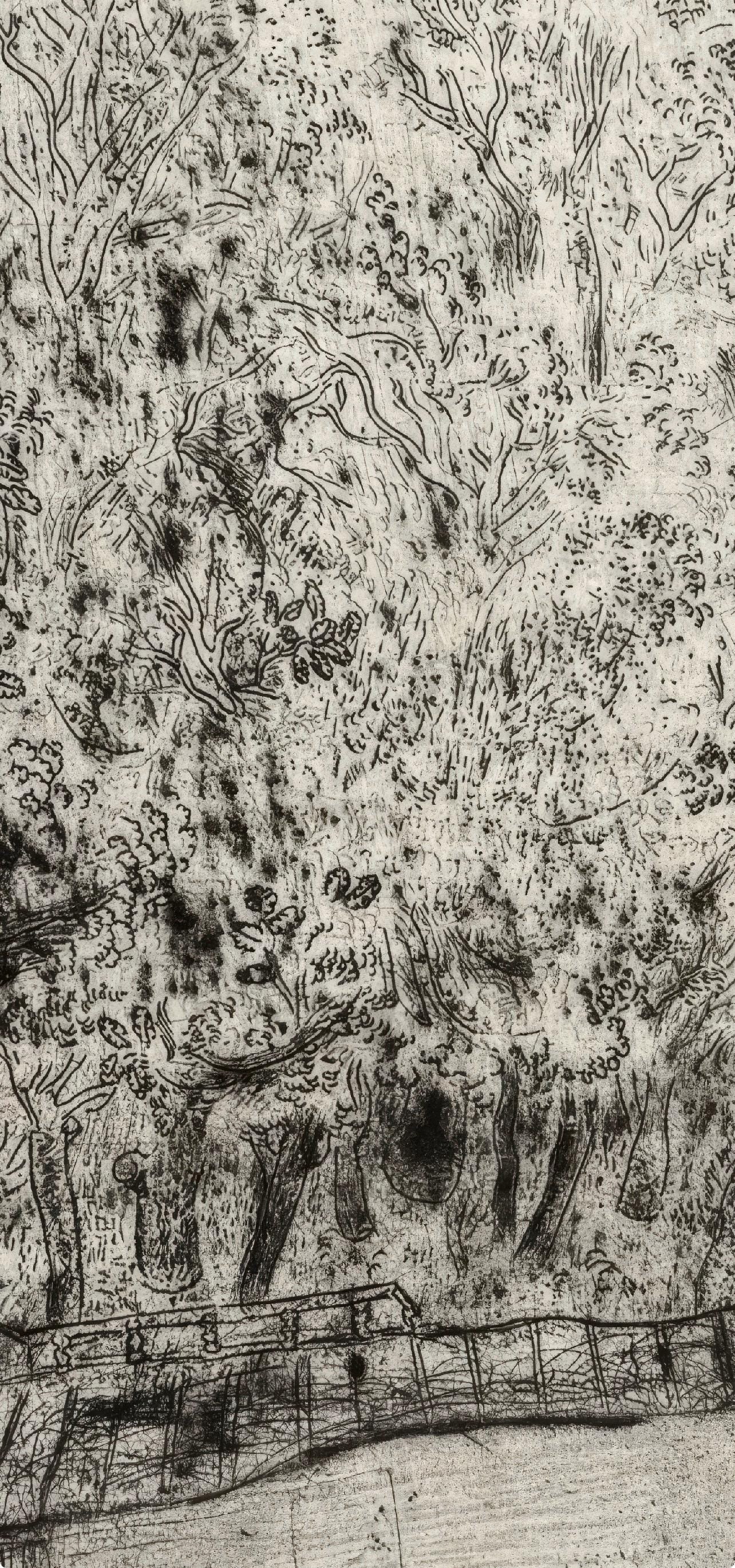 Marc Chagall, The Old Park of Pliouchkine, from Dead Souls, Etching, 19231927